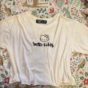 Forever 21 Cream Hello Kitty Tee